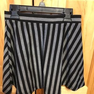 Forever 21 striped mini skirt worn once